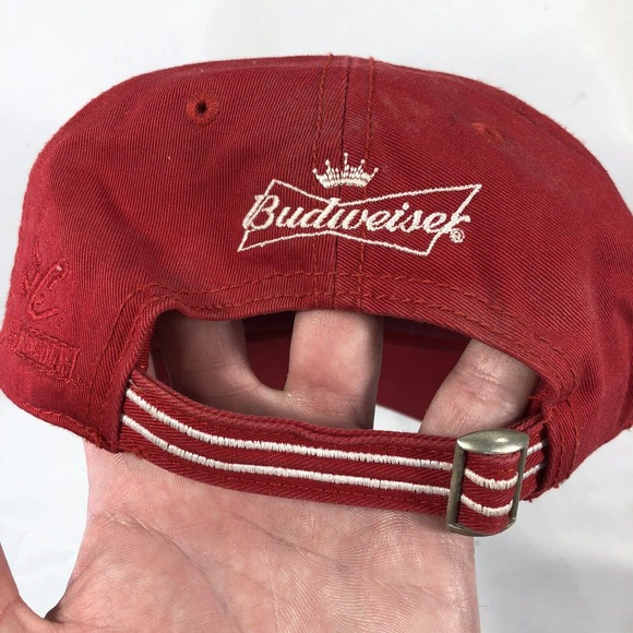 Dale Earnhardt JR Womens Rhinestone Hat Cap Chase Authentics One Size Fits Red - Picture 9 of 12